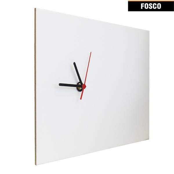 Relógio de Azulejo em Cerâmica Branco Fosco para Sublimação 30x40cm