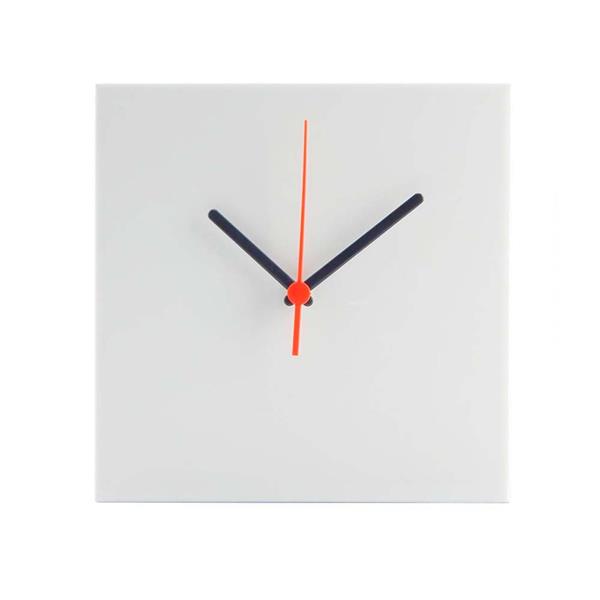 Relógio de Azulejo em Cerâmica Branca para Sublimação 20x20cm