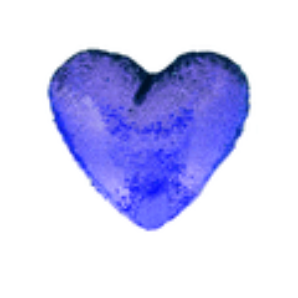 Capa de Almofada de Lantejoula Coração Azul Escura e Branca - 39x44cm
