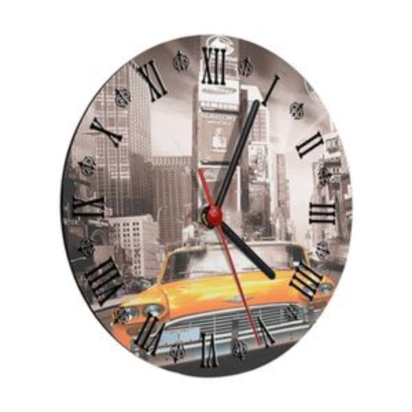 Relógio em MDF Premium Brilho Redondo para Sublimação 20x20cm