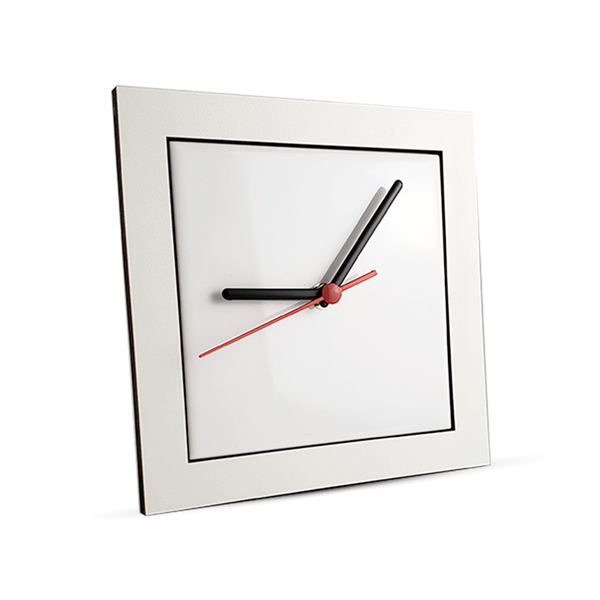 Moldura para Relógio de Azulejo 15x15cm - Branco