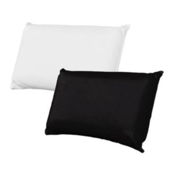 Capa para Travesseiro Preta / Branca - 50x70cm