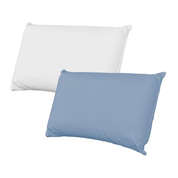 Capa para Travesseiro Azul Bebê / Branca - 50x70cm
