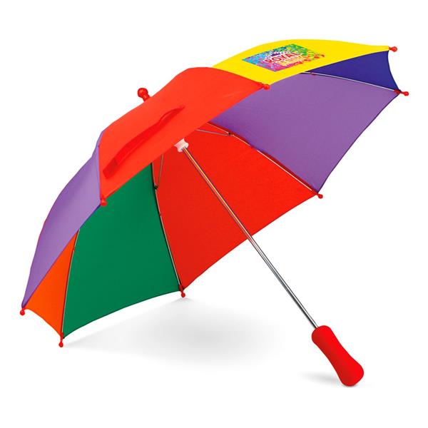 Guarda-Chuva Infantil Cabo em EVA para Sublimação Colorido - Tamanho 68cm