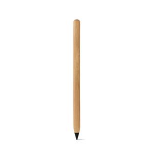 Caneta Sem Tinta com Ponta de Liga Metálica em Bambu