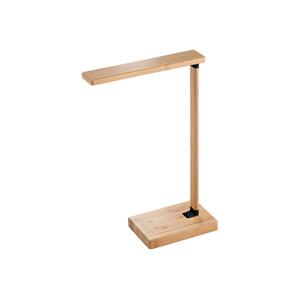 Luminária em Bambu com Carregador Por Indução
