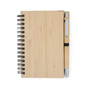 Caderno de Bambu com Caneta