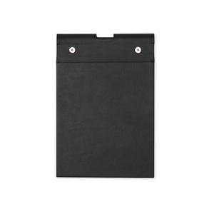 Bloco de Anotações em Couro Sintético e Porta-Canetas