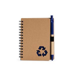 Caderno Ecológico Capa Papelão com Caneta