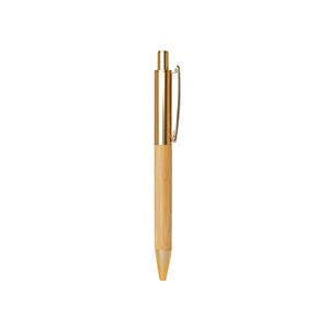 Caneta Metal e Bambu