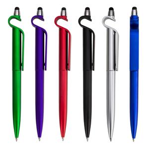 Caneta de Plástico Touch com Suporte
