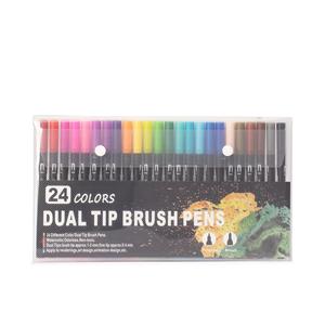 Kit Canetinhas Ponta Dupla 24 Cores