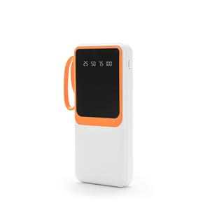 Power Bank 10000mAh Com Painel Numérico Fixo e Multissaídas